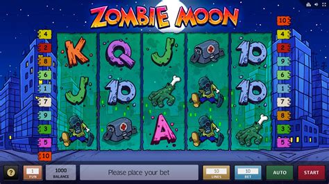 Zombie Moon Slot Grátis